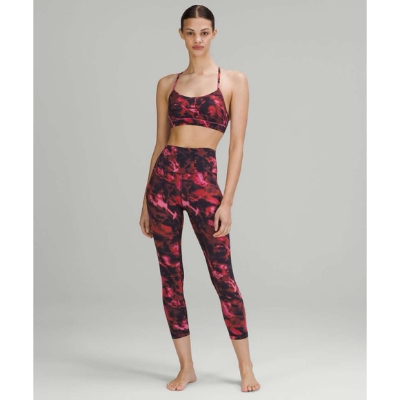 Lululemon Align High-Rise Crop 23" Intensity Pink Blossom Multi - Picture 3 of 12